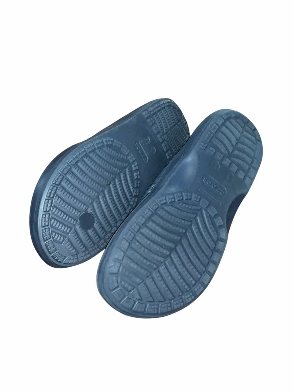 Crocs Navy Flip Flops Sandals Lightweight Comfort Thong M9 W11