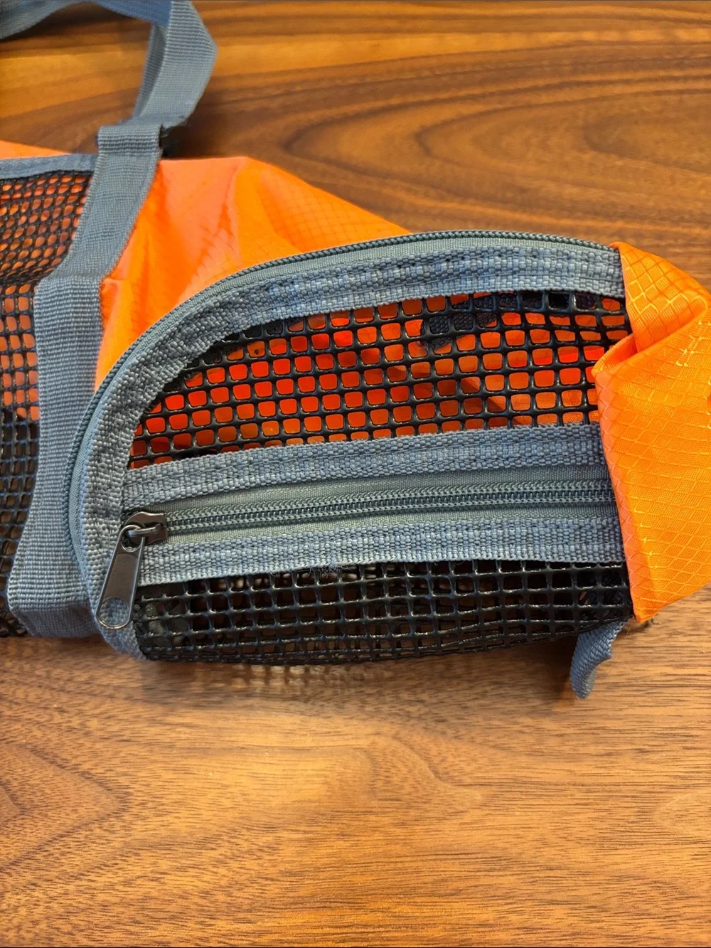 Hello Mow & Wow Orange and Mesh Animal Dog Cat Transport Travel Grooming Bag