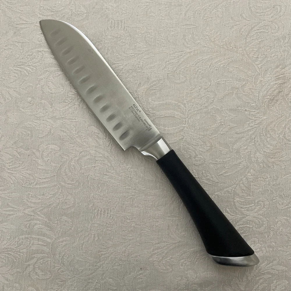 Norpro Kleve Santoku Knife X50 CrMoV 15 Blade‎ HRC 55 5