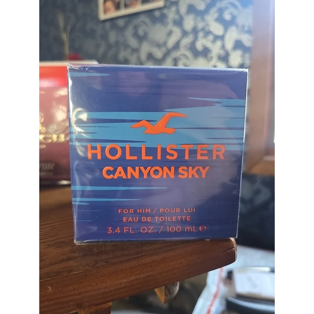Hollister Canyon Sky EDT Spray for Men, 3.4 Oz‎