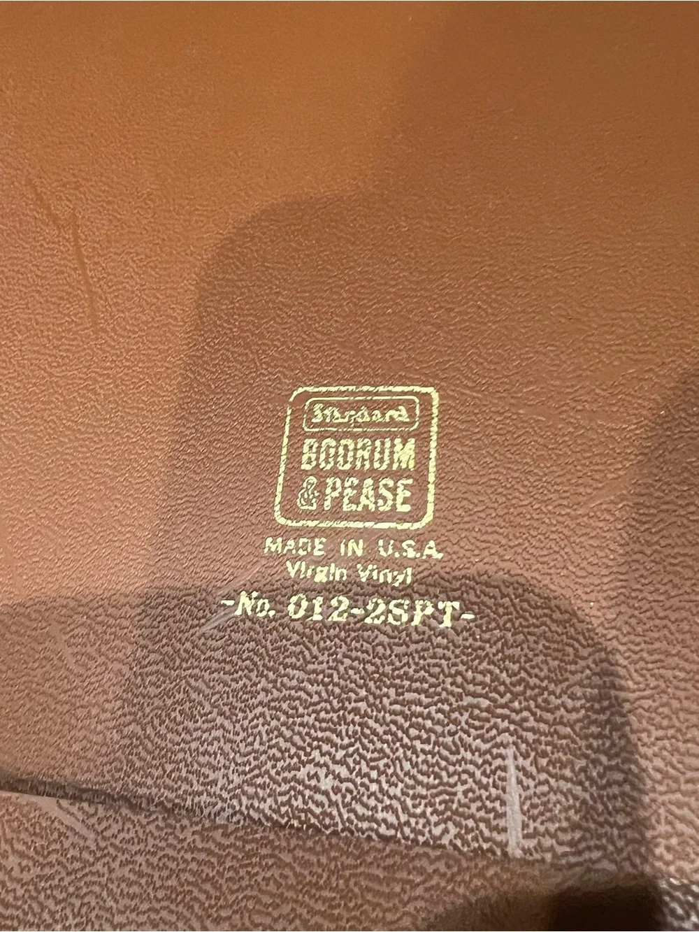 Boorum Pease vintage brown