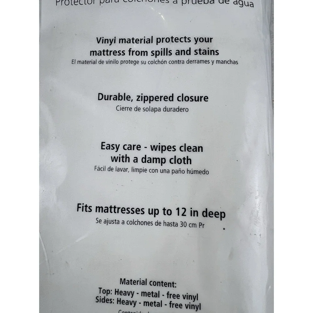 Mainstays vinyl zippered