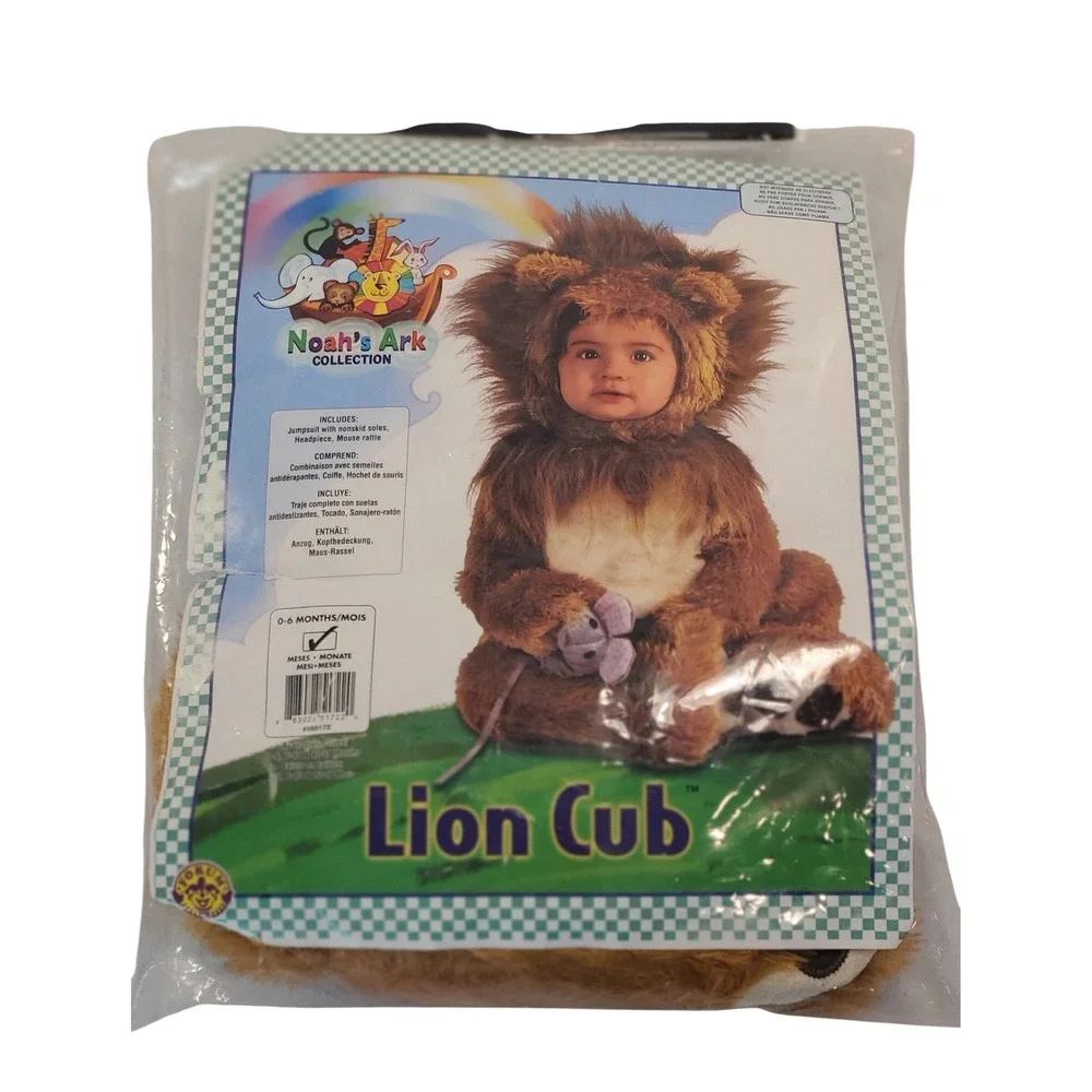 Noah's Ark Collection Lion Cub Infant Costume 0-6 Months Brown 8851722