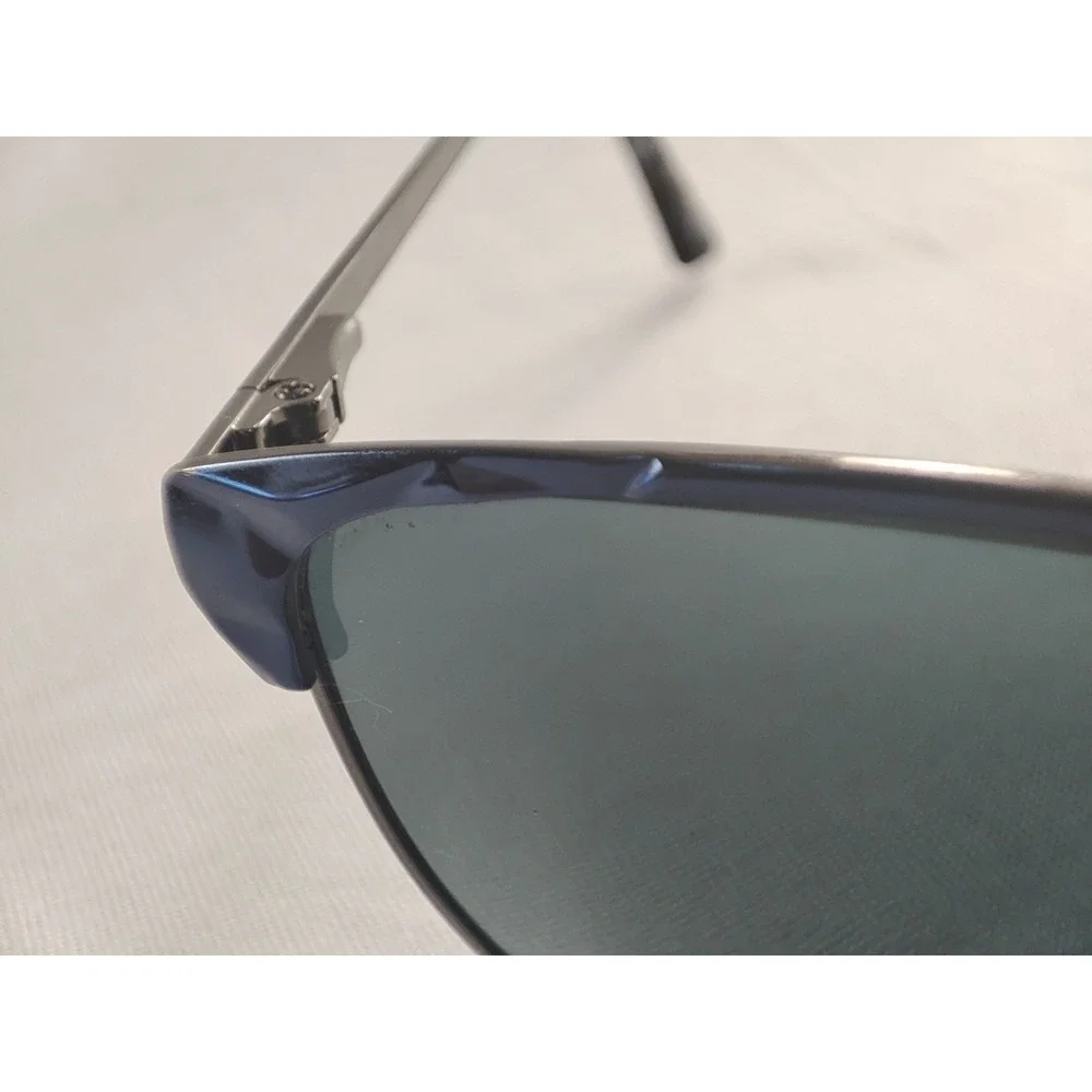 Kay Unger K257 NAV Navy Blue Metal Cat Eye Eyeglass **Frames Only**‎ 54-18-140