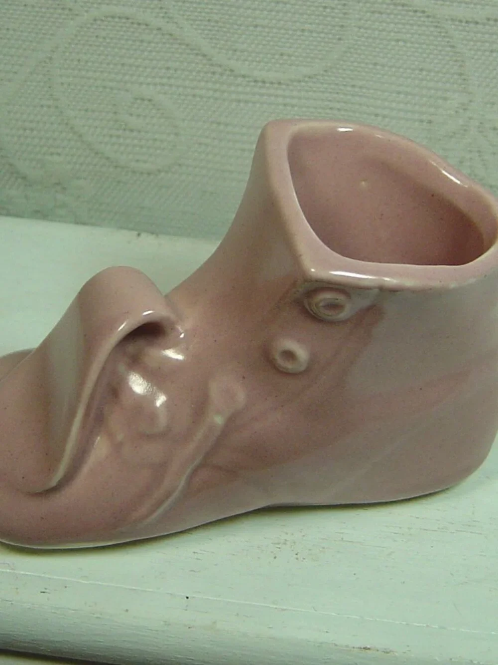 Vintage pink ceramic