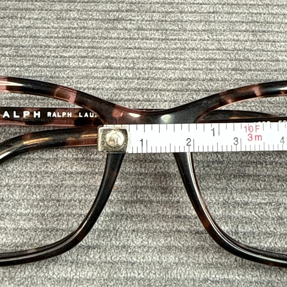 Ralph Lauren RA7089 1693 Pink Tortoise Rectangular Eyeglasses Frames 53-17-140