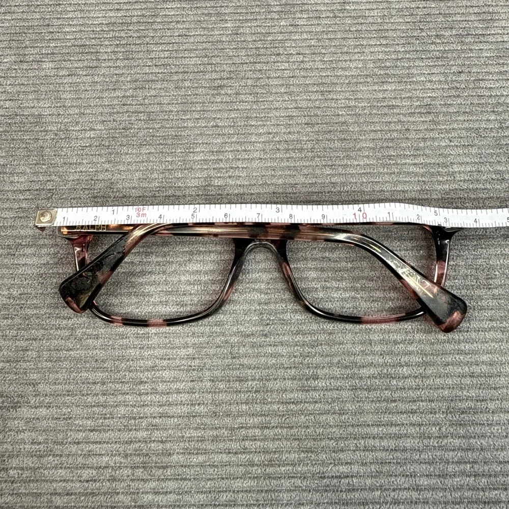 Ralph Lauren RA7089 1693 Pink Tortoise Rectangular Eyeglasses Frames 53-17-140