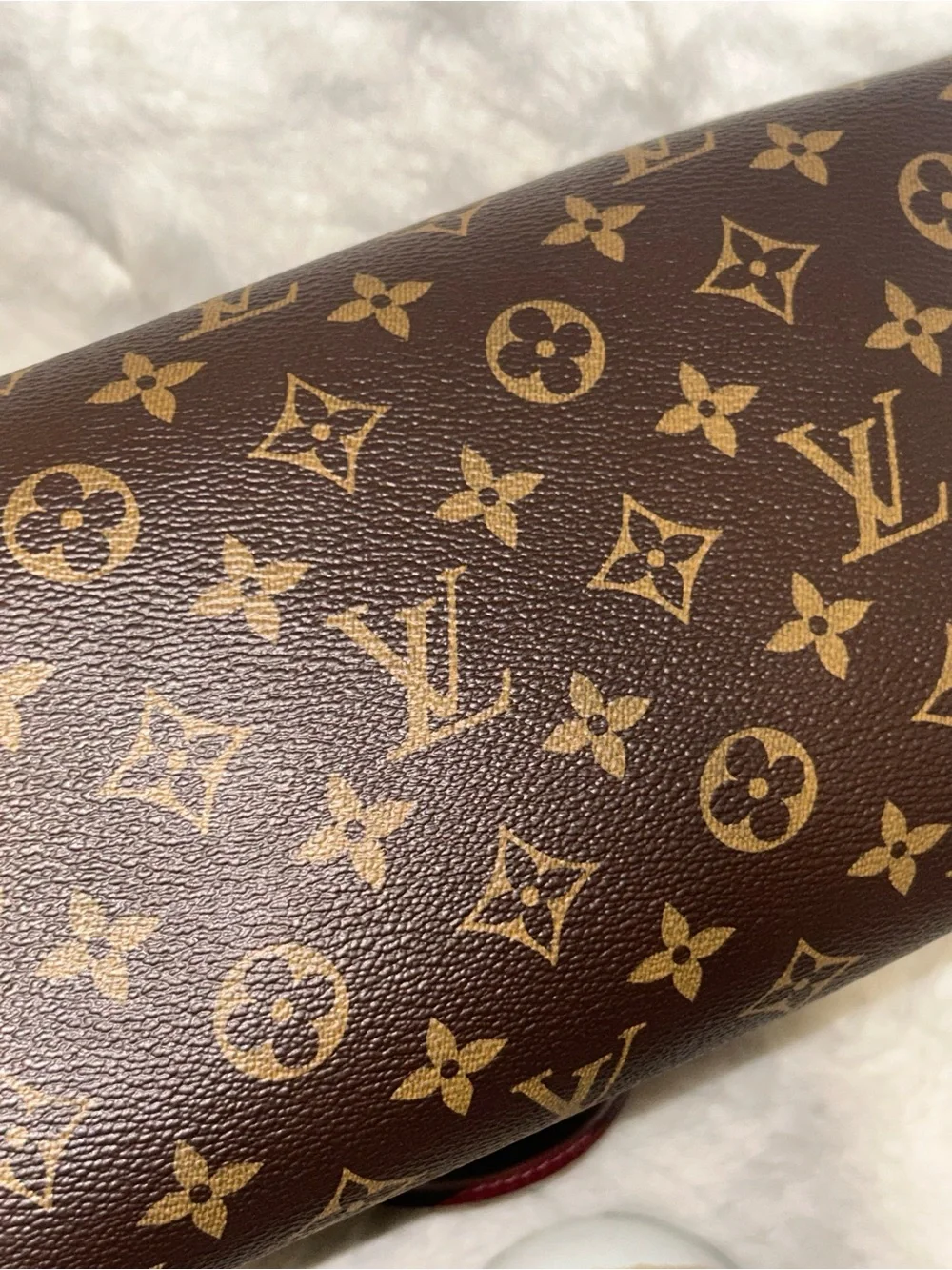 Louis Vuitton Monogram Canvas Flower Tote MM Bordeaux