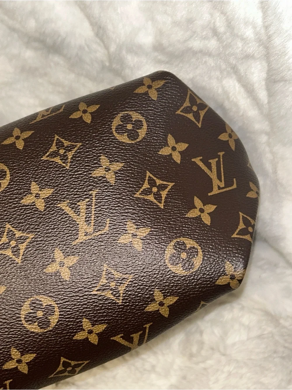 Louis Vuitton Monogram Canvas Flower Tote MM Bordeaux