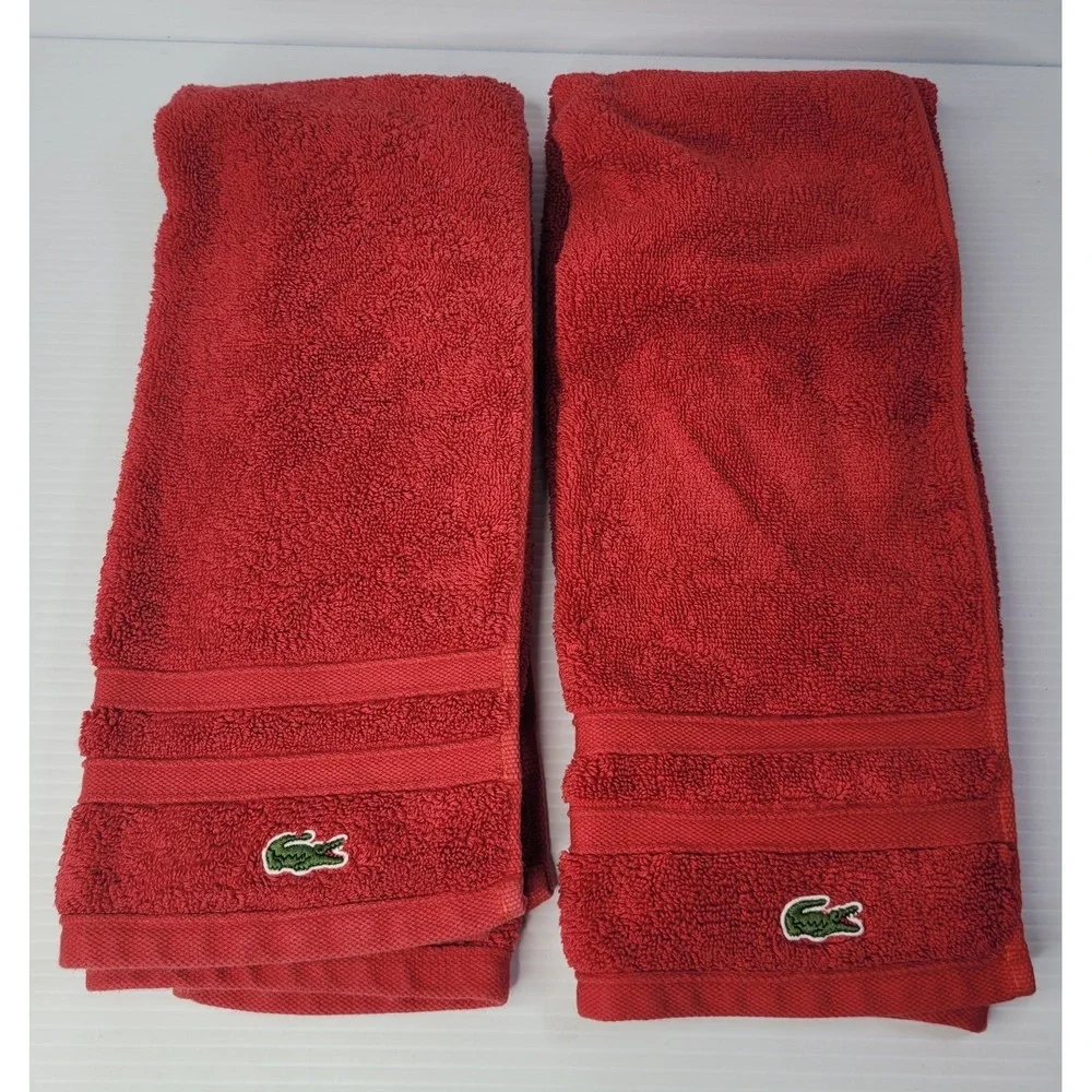 Lacoste preowned towel