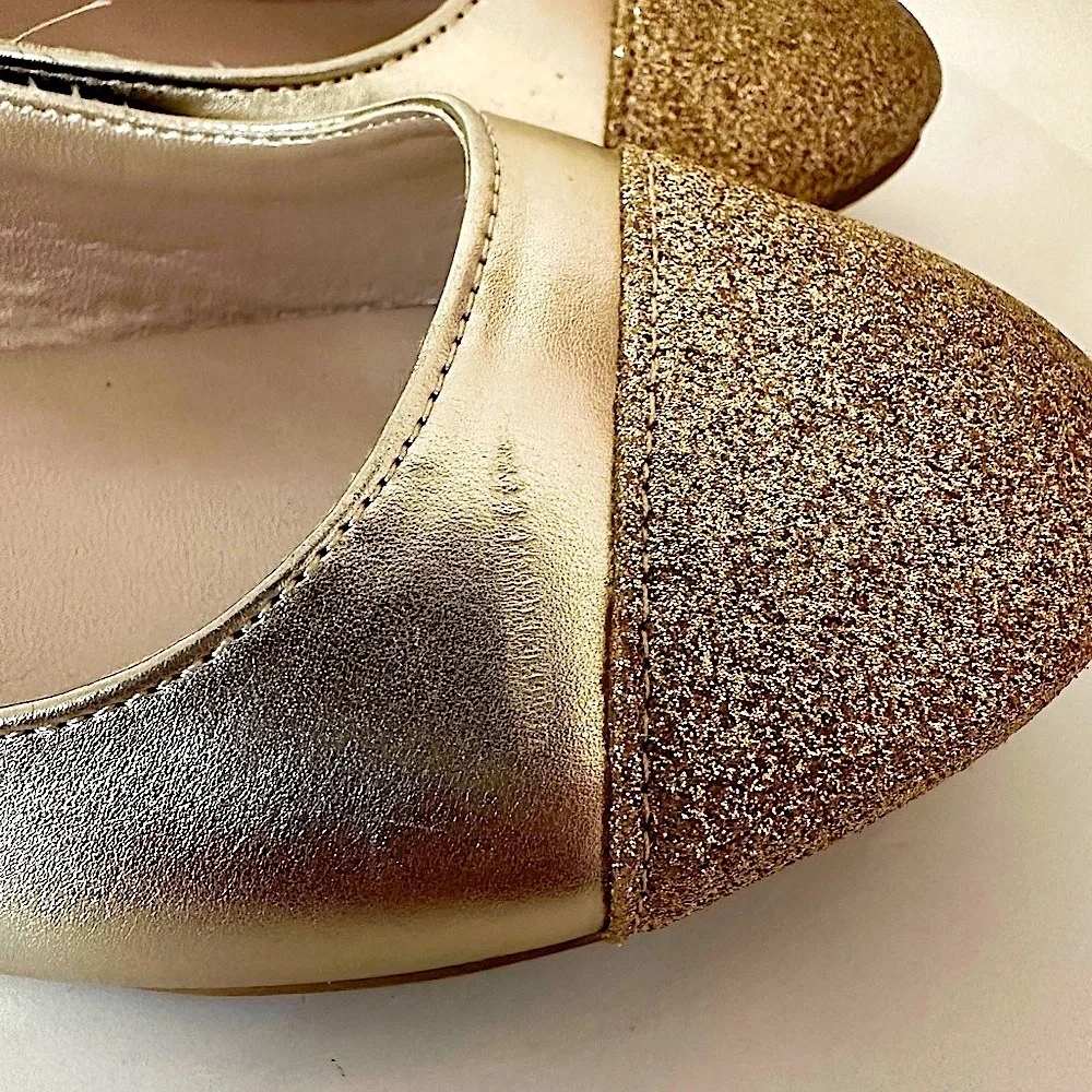 Girls Glitter Metallic Ballet (SH91)