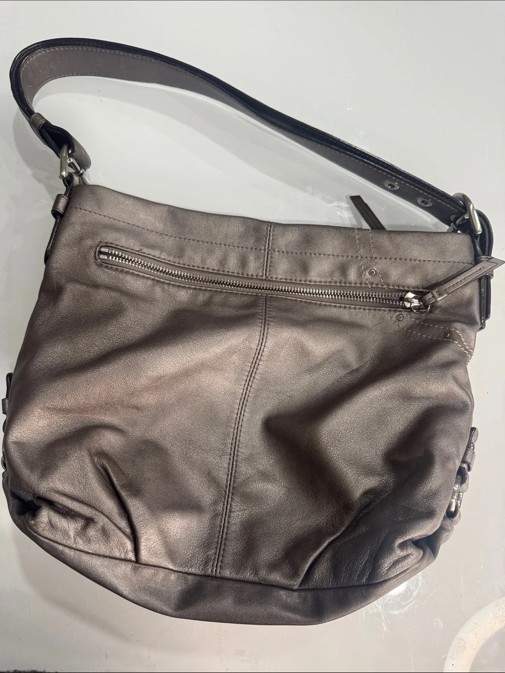 Coach leather hobo