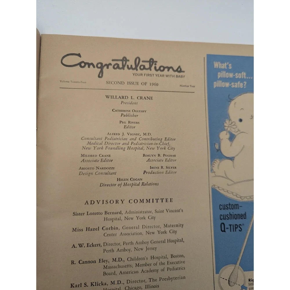 Vintage 1960 Baby's First Year Memory Book Health Record Journal Congratulations