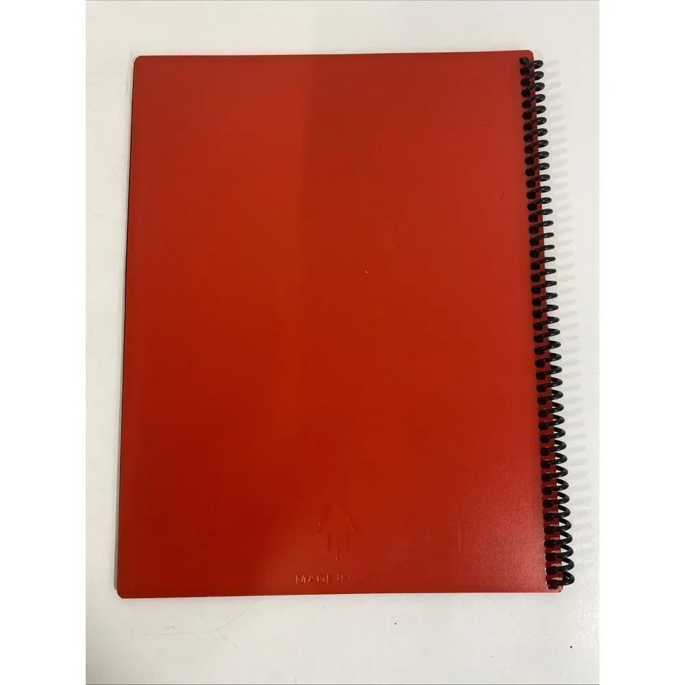 Rocketbook EVR-LR Reusable Wirebound Notebook - Red 8.5” X 11”‎