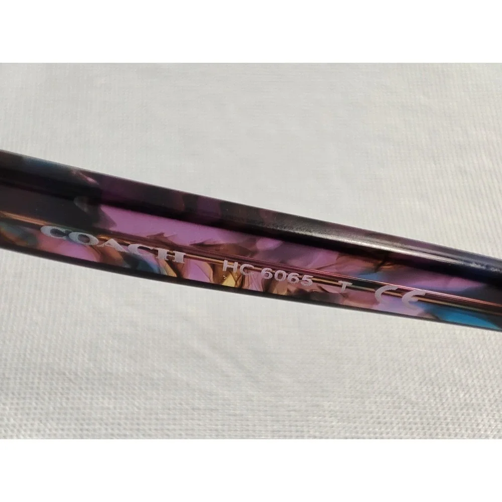 Coach HC 6065 5288 Lanie Confetti Purple‎ Eyeglasses Frames 49-17-135