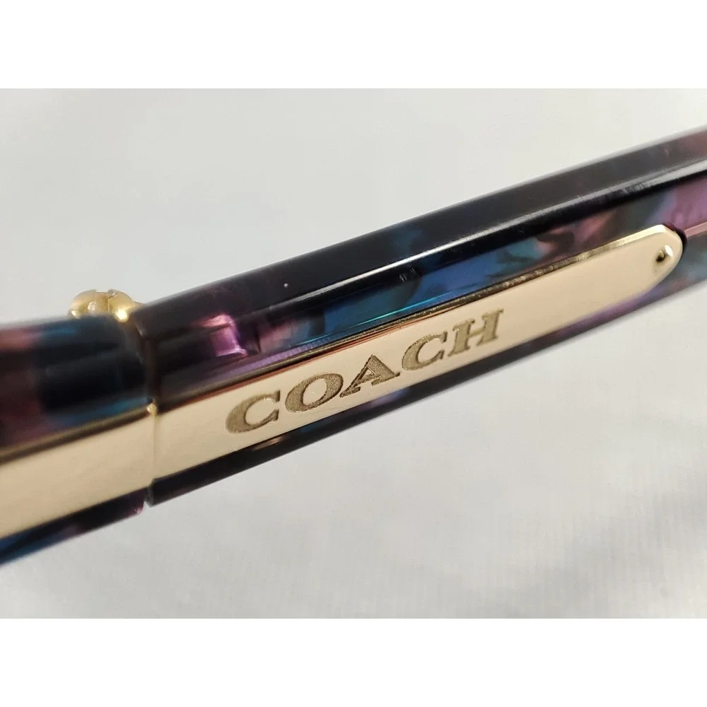 Coach HC 6065 5288 Lanie Confetti Purple‎ Eyeglasses Frames 49-17-135