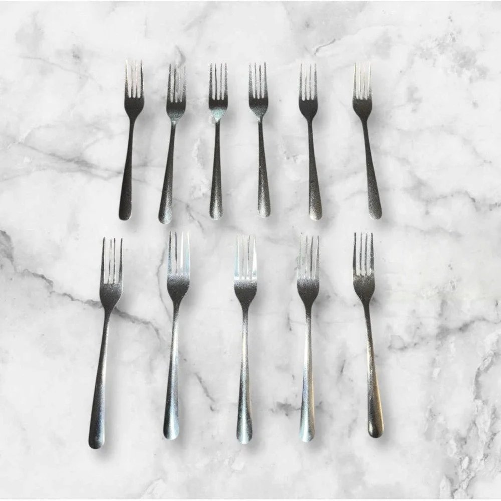 VTG 70s 80s Sysco Stainless Steel Flatware (11 Pcs) Cutlery Forks‎ Replacements