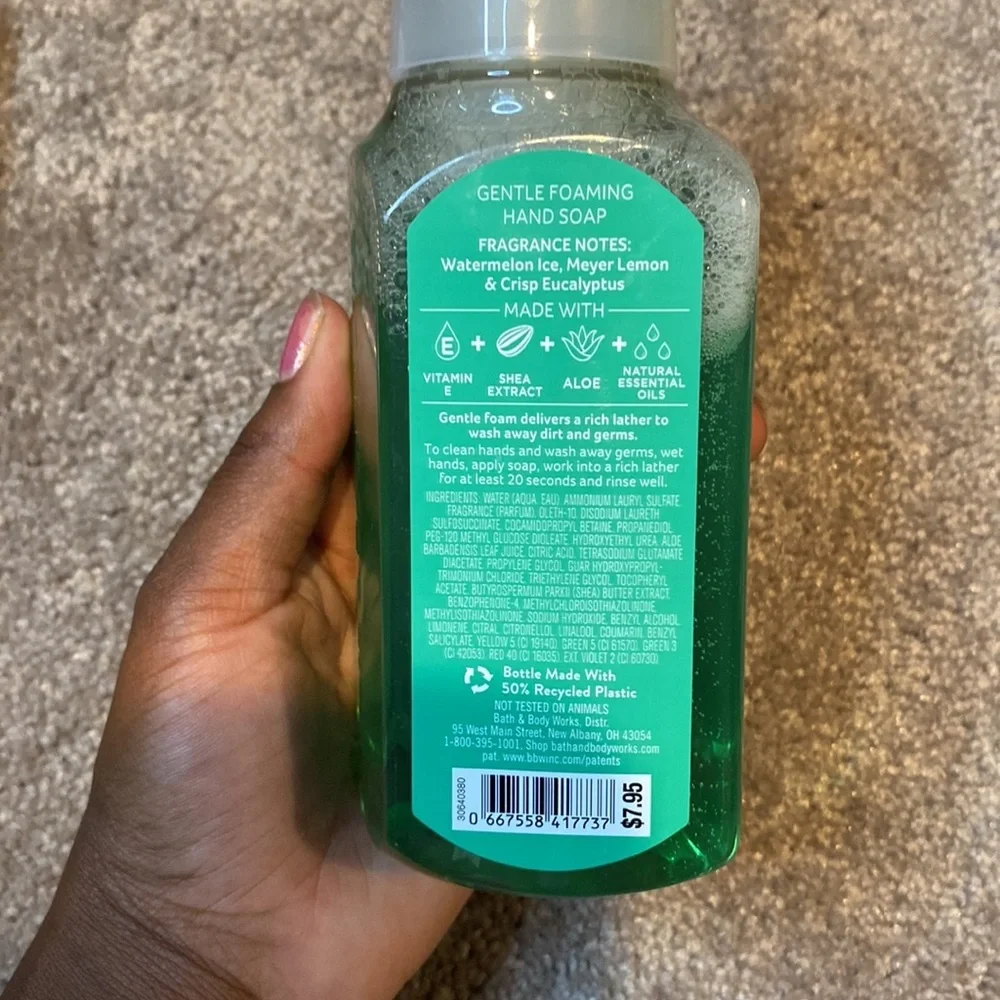 BBW Rainbow Waves Body Lotion & Watermelon Lemonade & Eucalyptus Mint Hand Soap