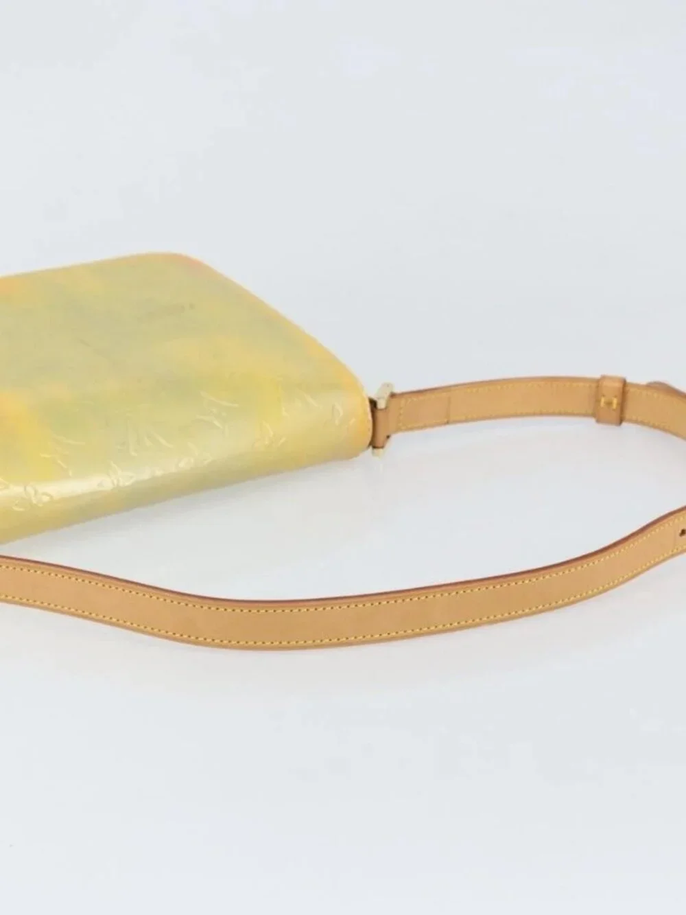 LOUIS VUITTON Monogram Vernis Thompson Street Bag Gris M91008 LV Auth ep13254