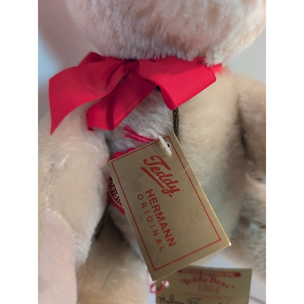 HERMANN Made In Germany Mohair Teddy Bear‎ Signed by HELEN SIEVERLING 1063of3000