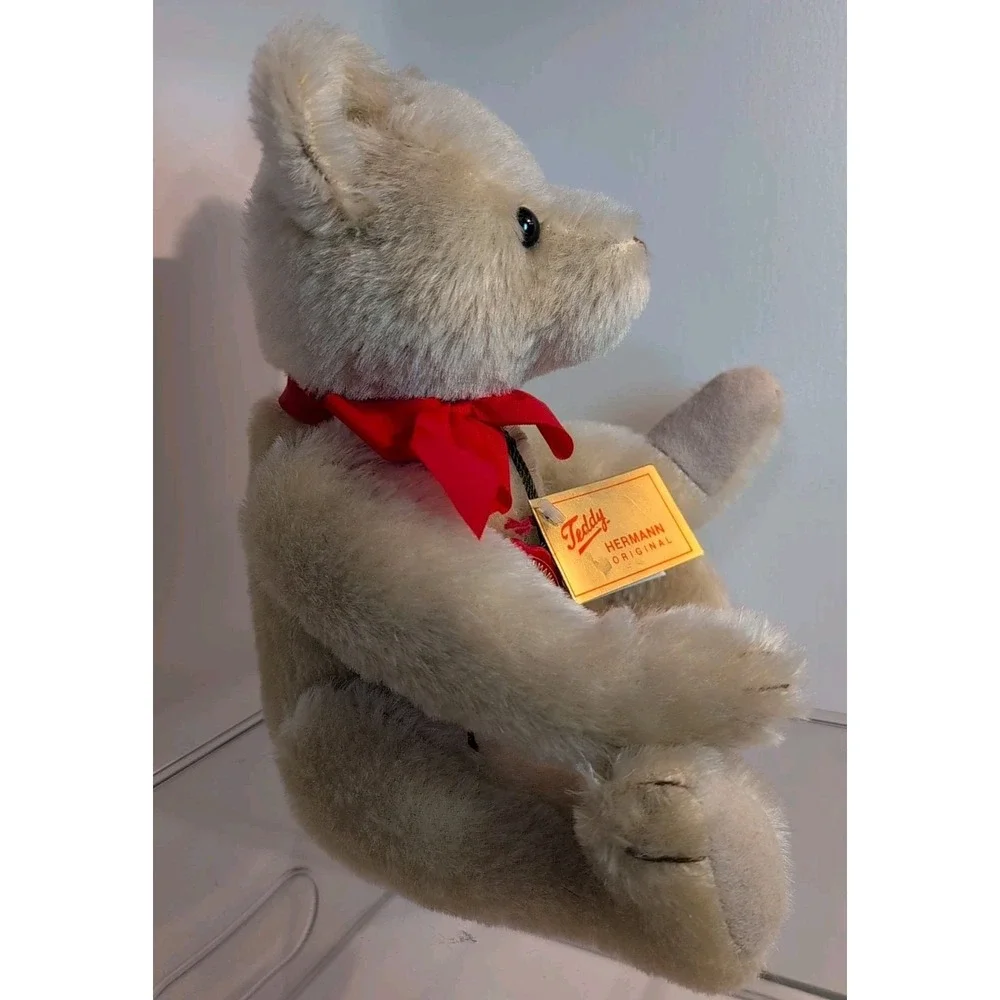 HERMANN Made In Germany Mohair Teddy Bear‎ Signed by HELEN SIEVERLING 1063of3000