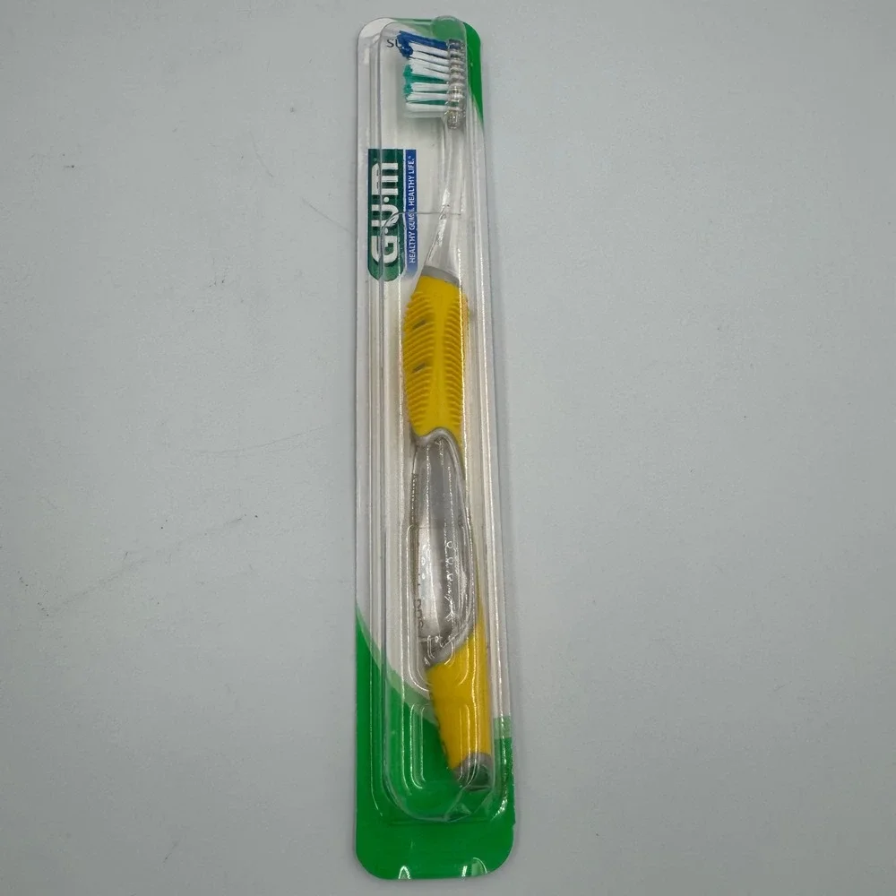 GUM‎ Sunstar 591 Compact Soft Toothbrush Yellow