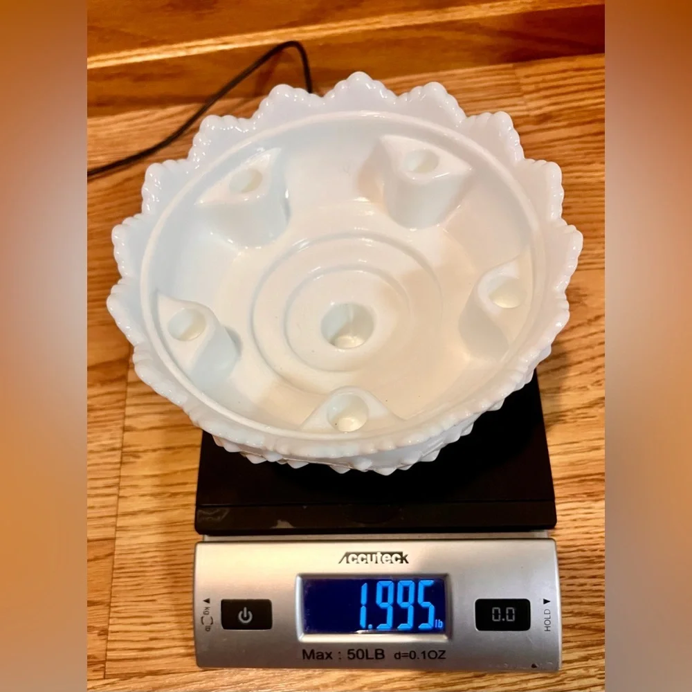 Fenton handmade white