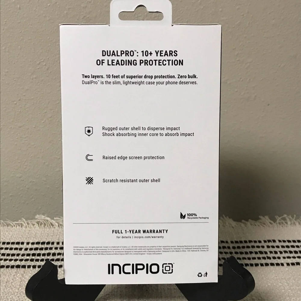 NWT Incipio / Samsung Galaxy A50 Dualpro Classic Phone Case