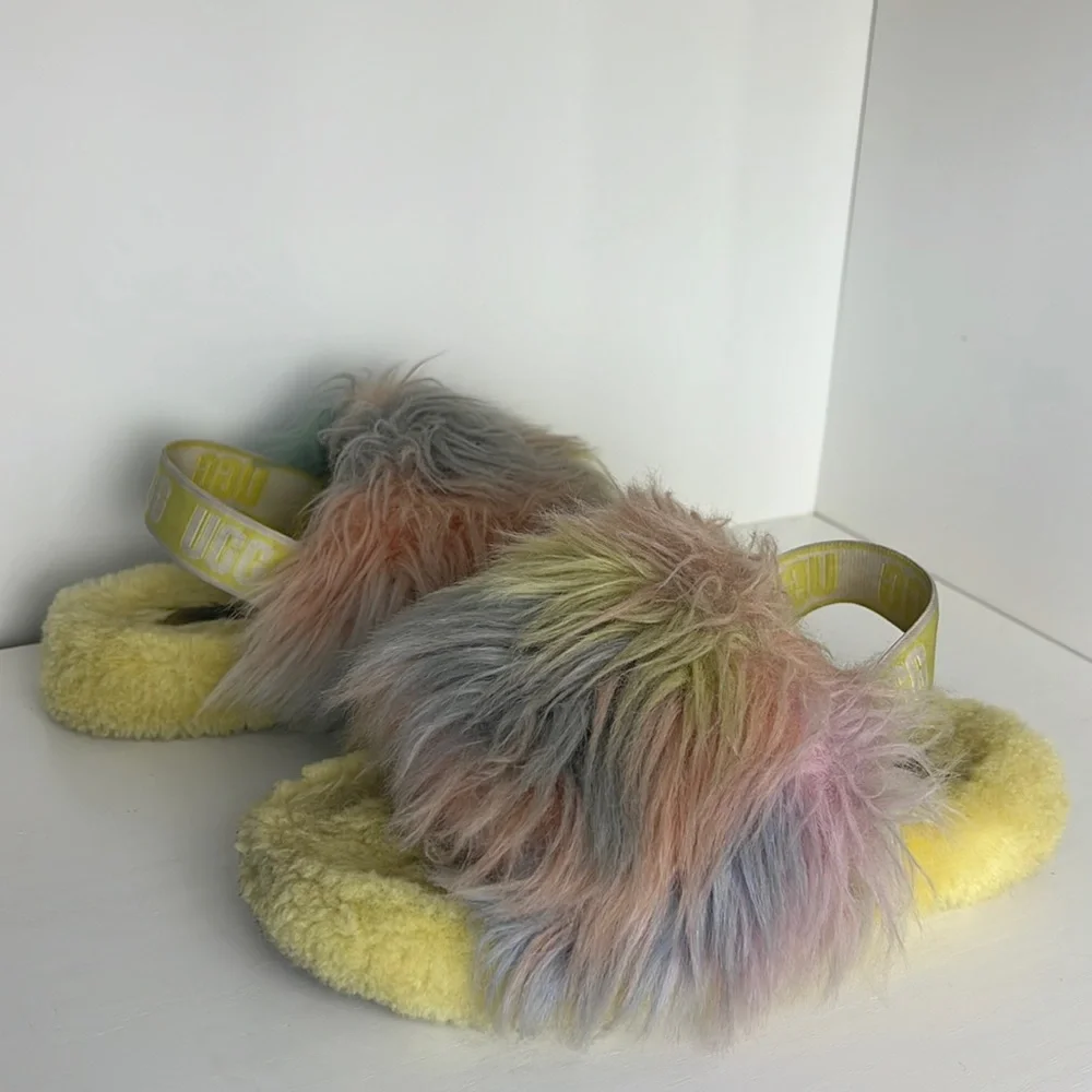 UGG Fluff Yeah‎ Slide Tie Dye Slipper