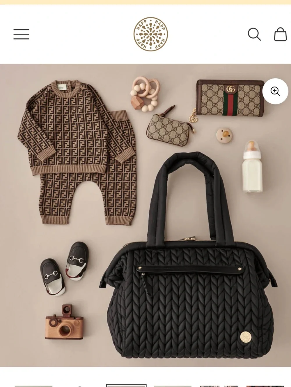 Happ Brand diaper bag
