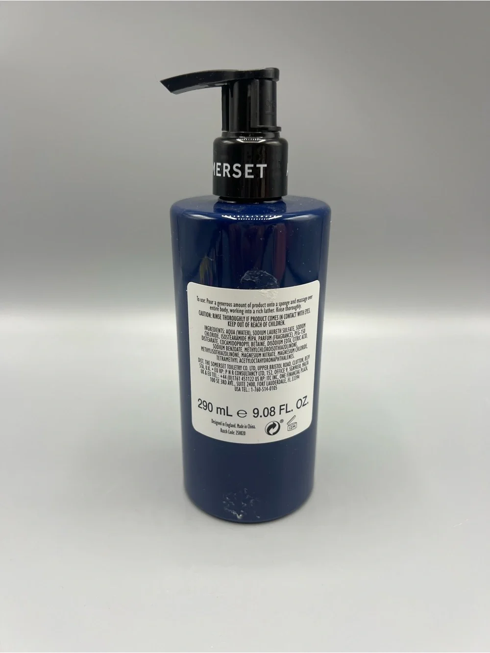 Asquith & Somerset Mint + Sage Refreshing Body Wash 9.08 fl oz