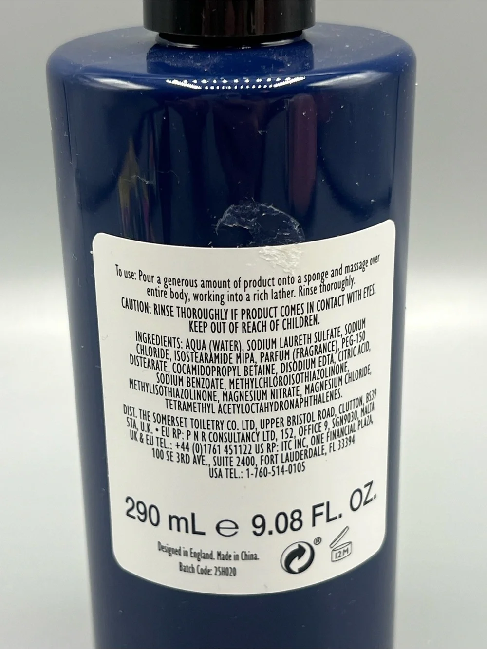 Asquith & Somerset Mint + Sage Refreshing Body Wash 9.08 fl oz