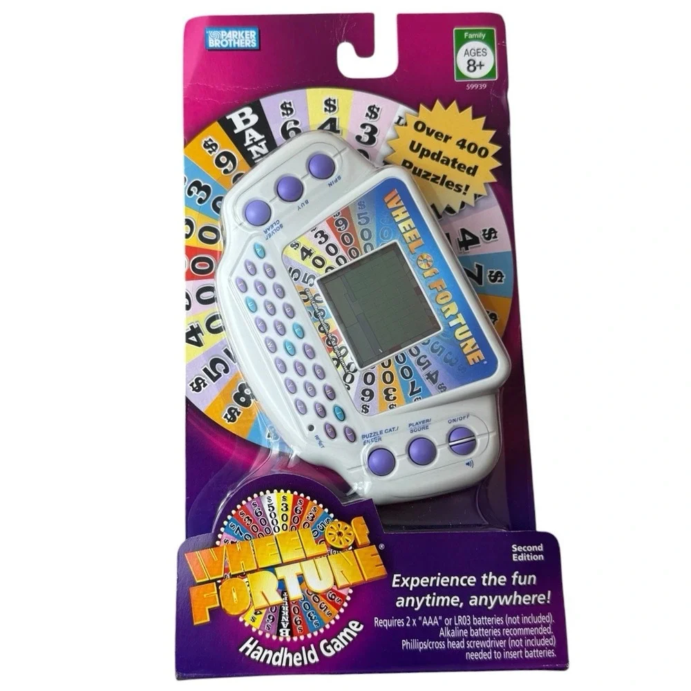 NEW SEALED Wheel Of Fortune Handheld Electronic Game Hasbro 2005 2nd Edition