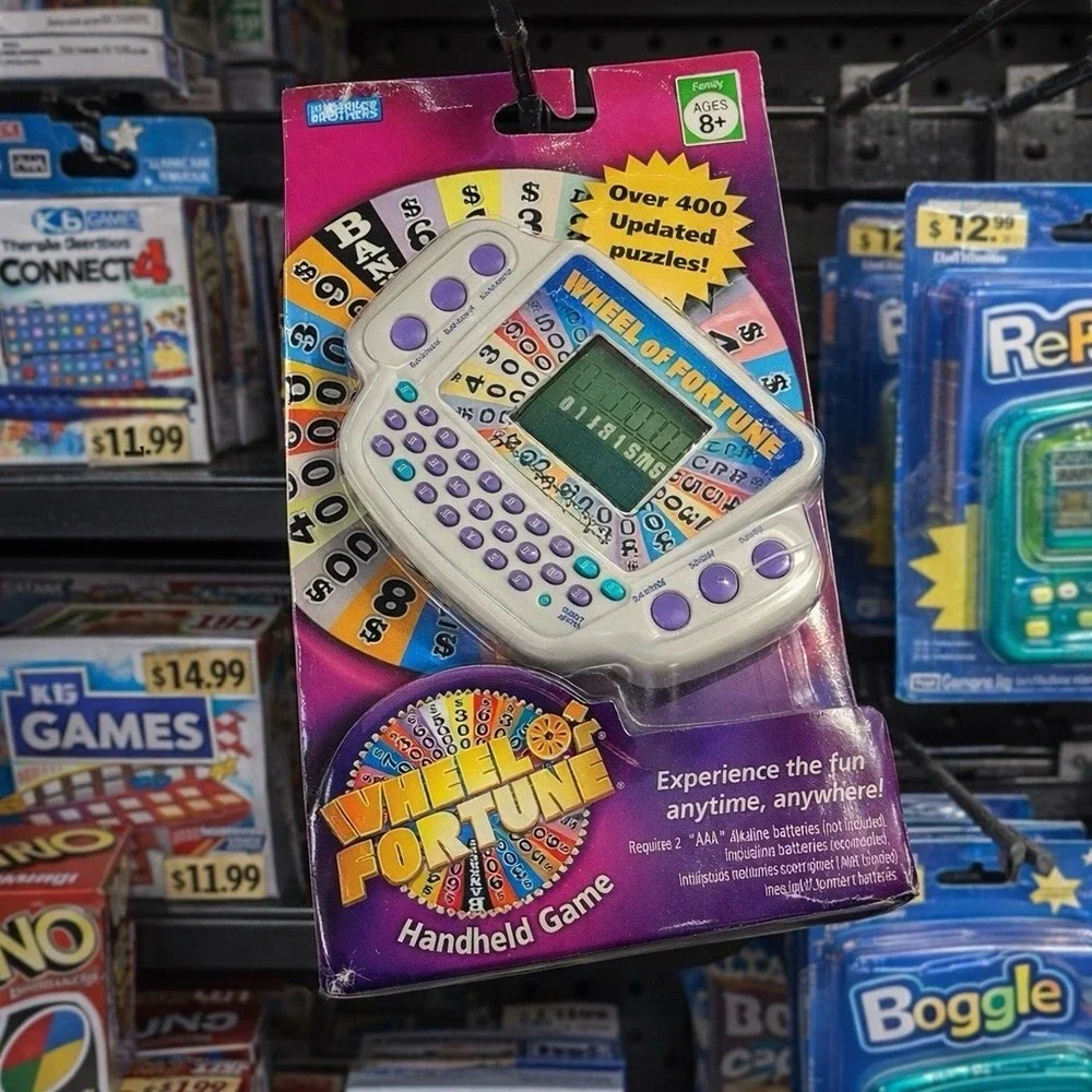 NEW SEALED Wheel Of Fortune Handheld Electronic Game Hasbro 2005 2nd Edition
