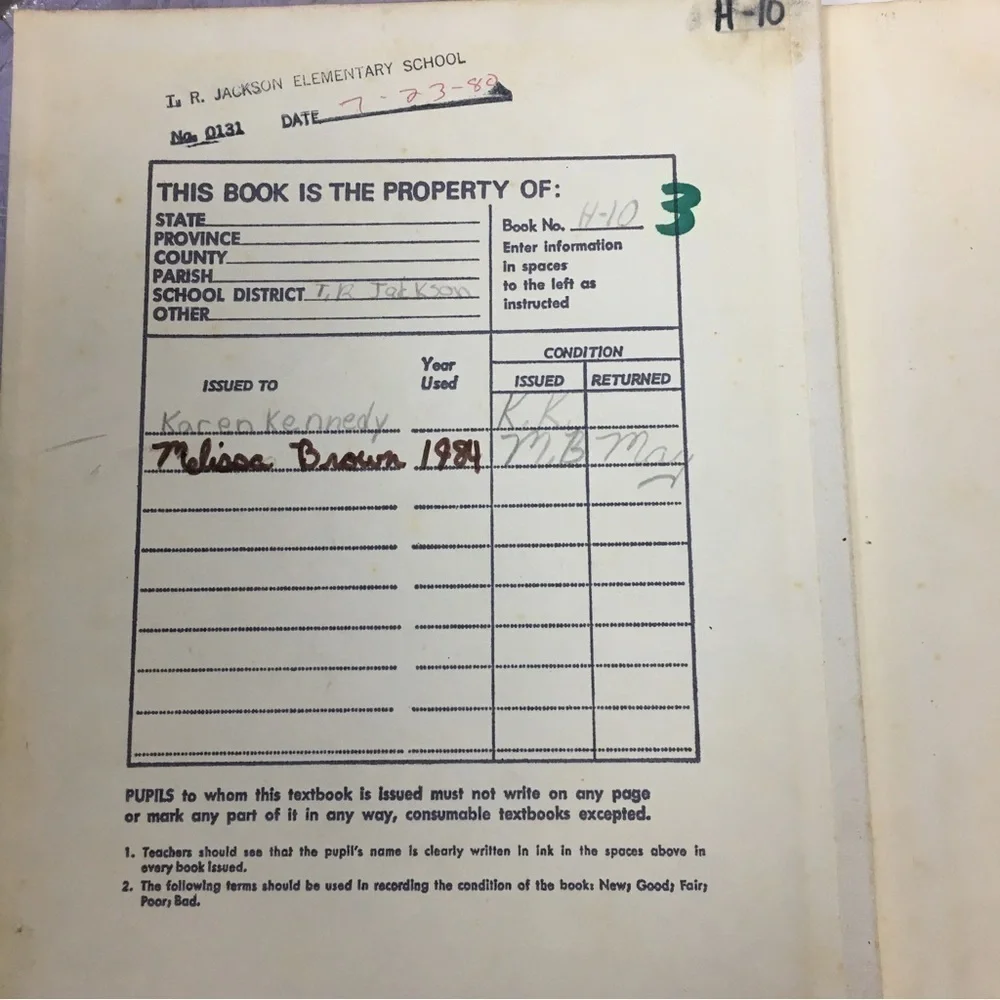 Vintage 1981 book