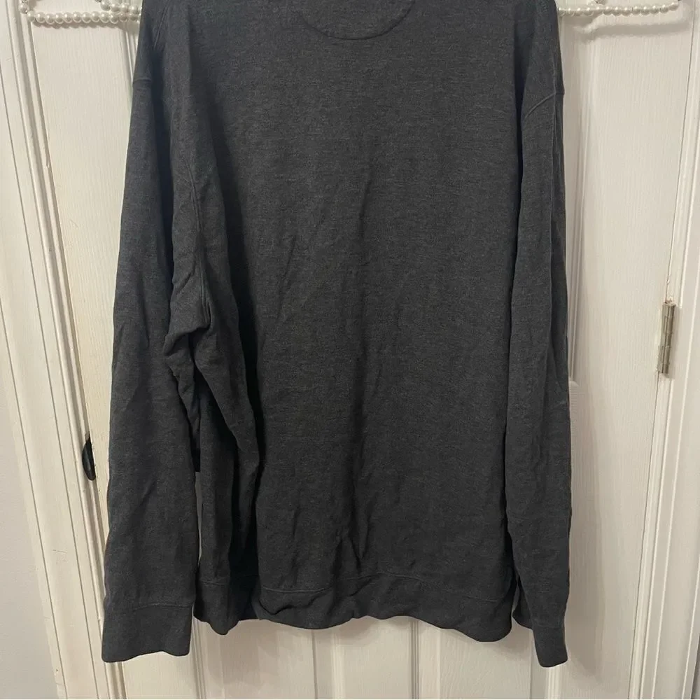 Polo Ralph Lauren Men’s Pullover Sweater 1/4 Zip Gray