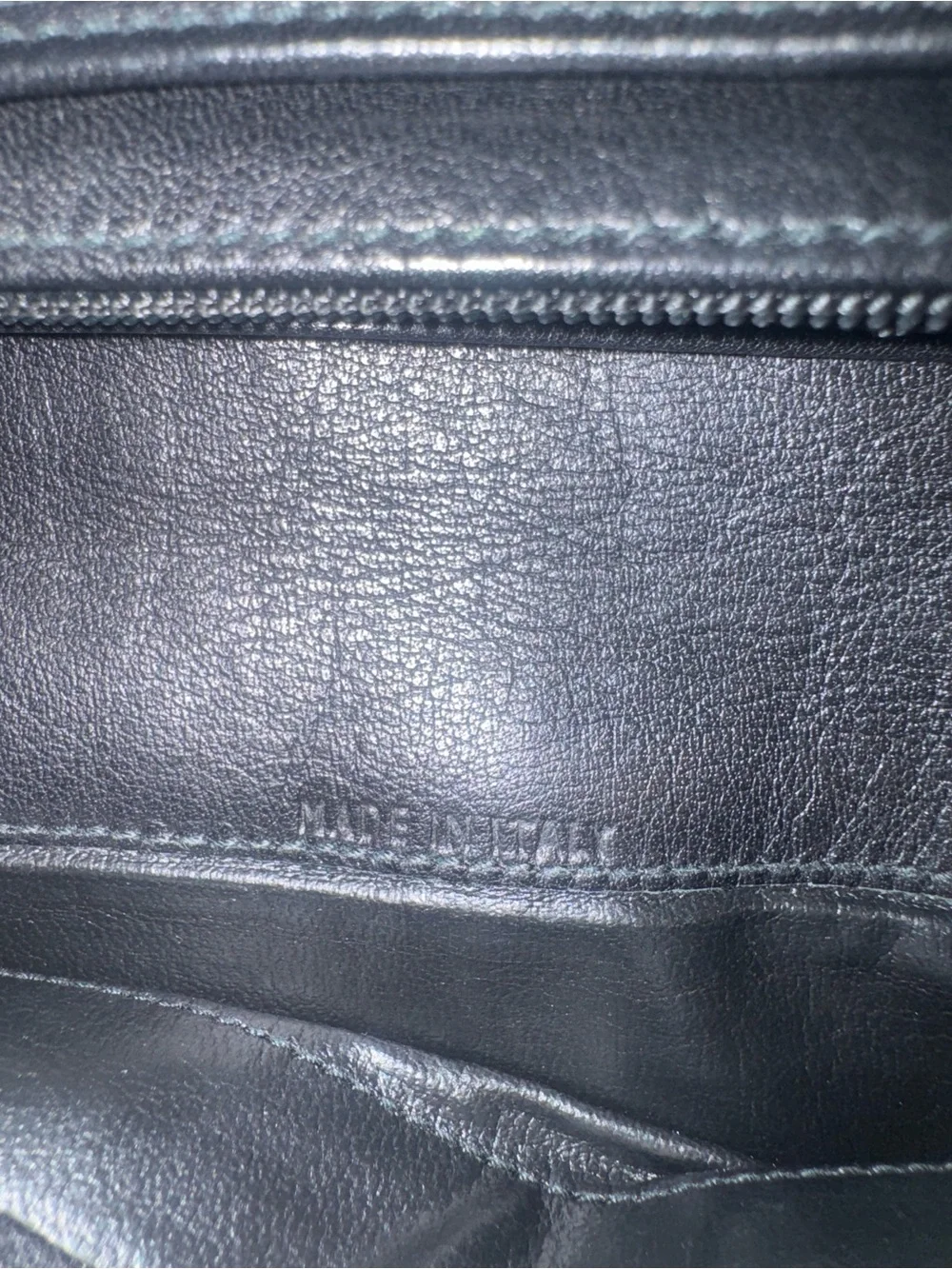 Emilio Pucci navy blue canvas wallet EUC retail $499