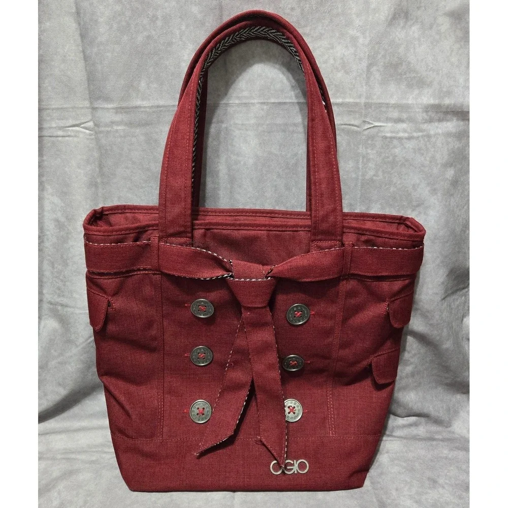 OGIO‎ Hamptons Tote Bag Padded Laptop Executive Travel Bag Garnet Red