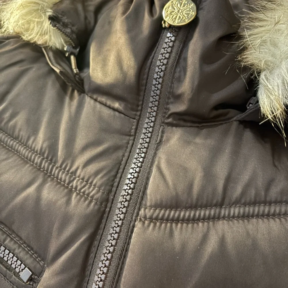 Nautica brown puffer
