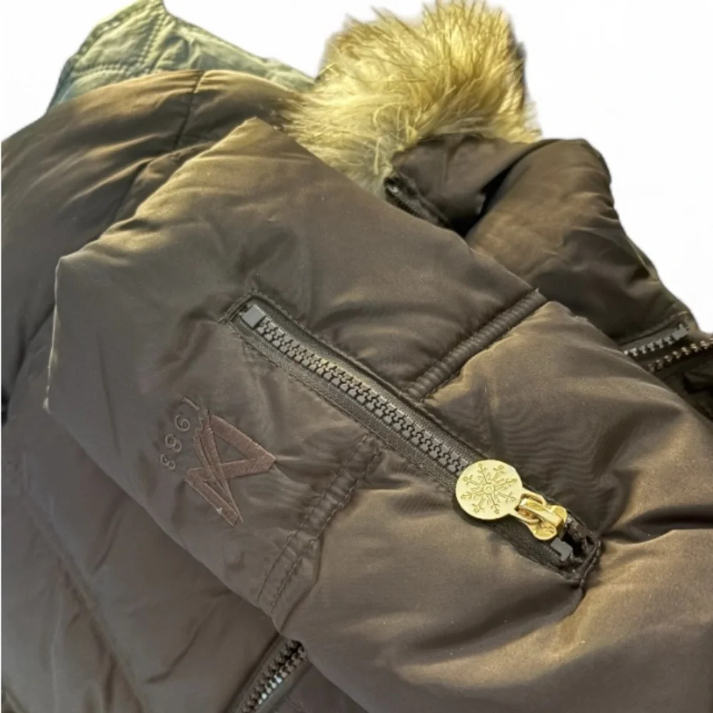 Nautica brown puffer