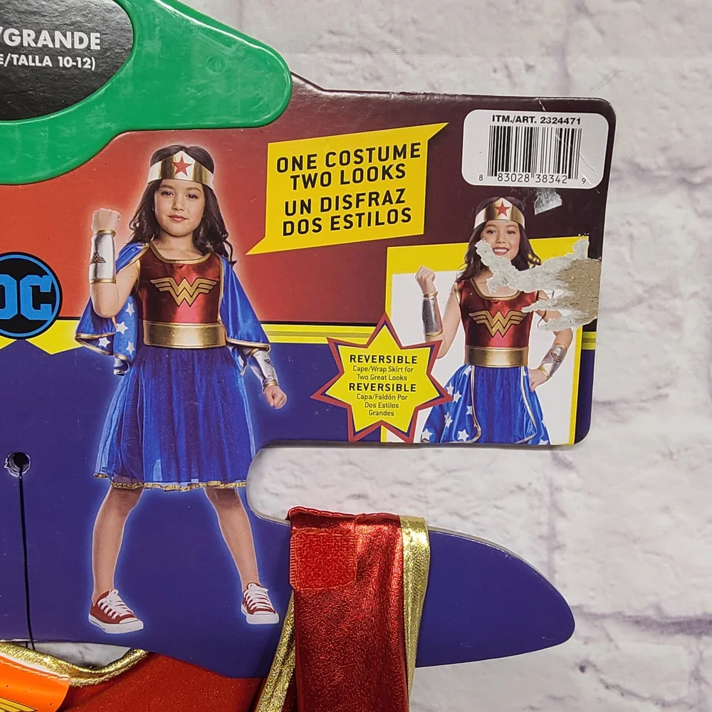 Rubie's Wonder Woman Costume for Kids - Red‎ and Blue
