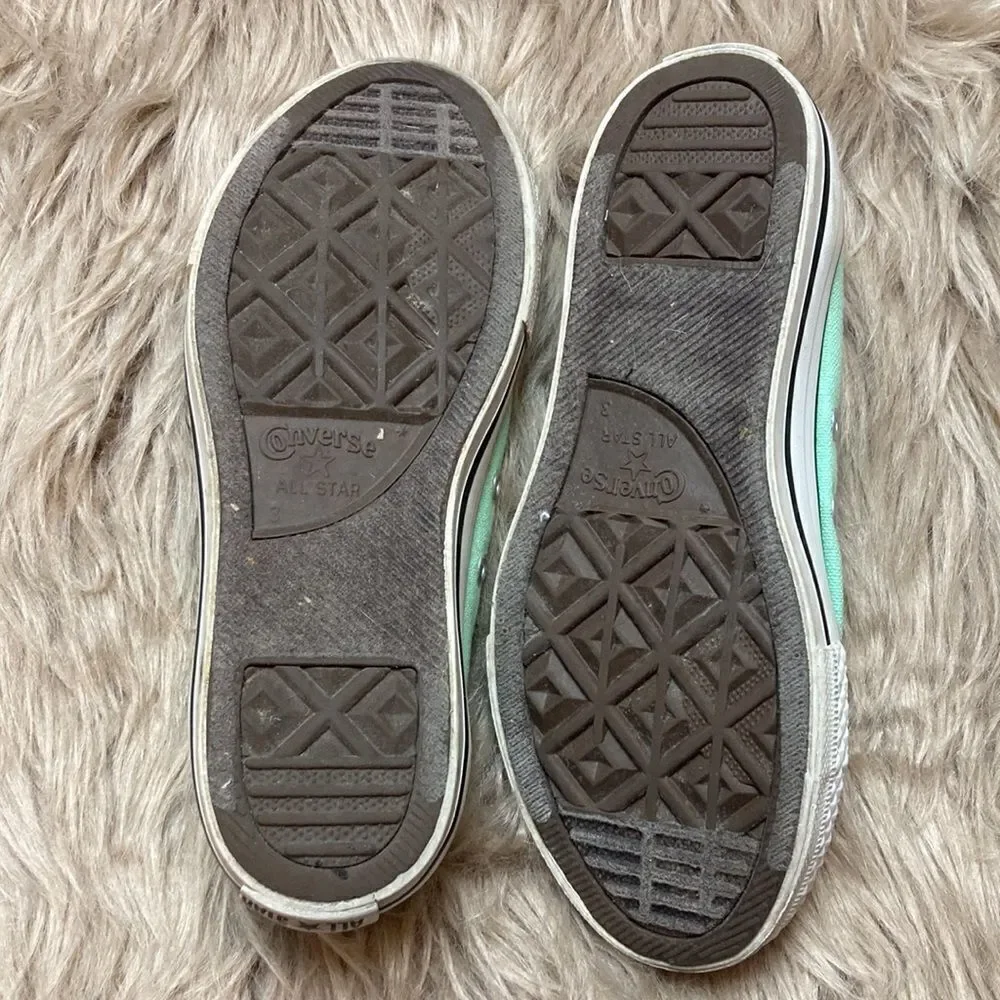 Converse All Star Kids Unisex Light Green Sneakers