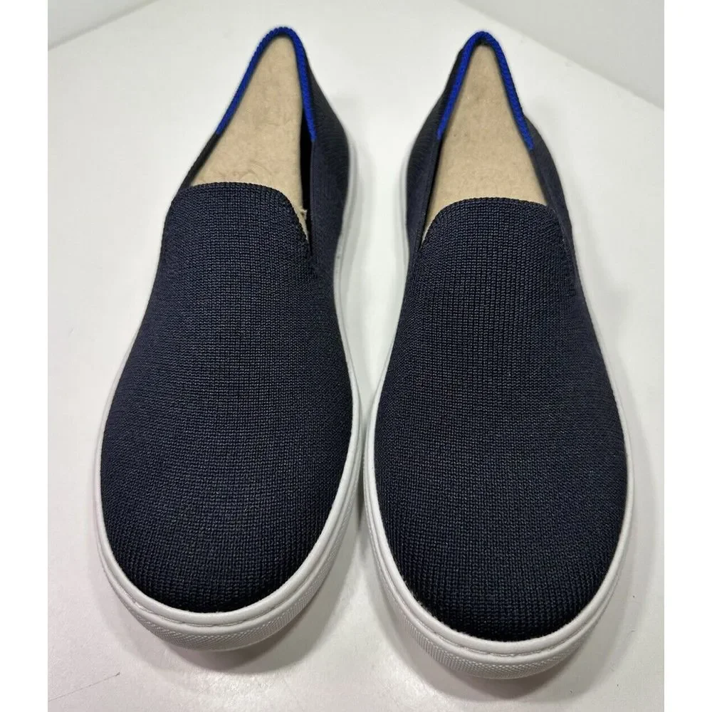 Rothy's The Original Slip‎ On Navy Blue KIDS Size 3 US Flats Sneaker