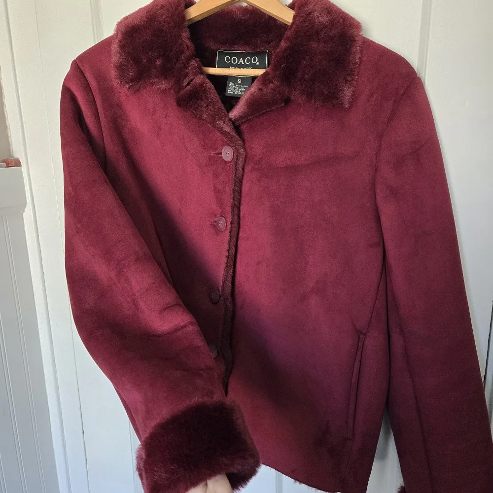 Coaco New York ♦️ burgundy