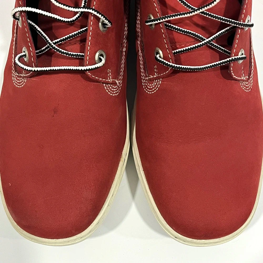 Timberland Earthkeepers Men's Red Leather 6 Inch Boots Size 14W High Top