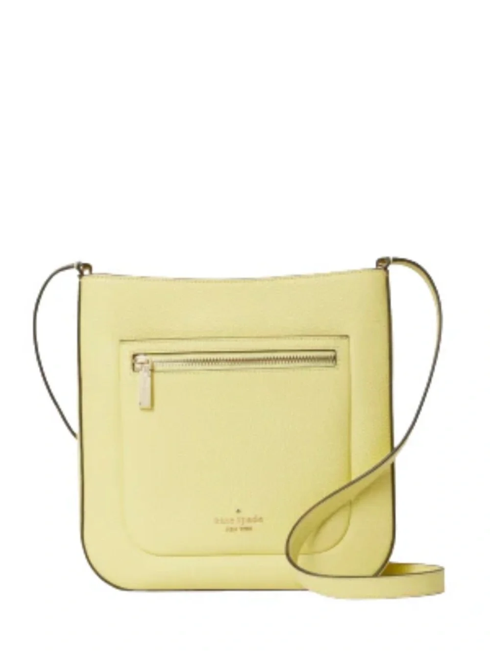 Kate Spade New York LEILA TOP ZIP CROSSBODY in frosted lime
