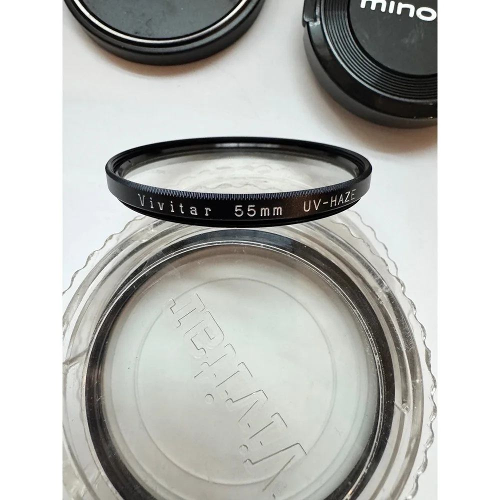 Minolta Vivitar Lens Bundle: Tele Converter,‎ UV Haze, Skylight Filters Manual