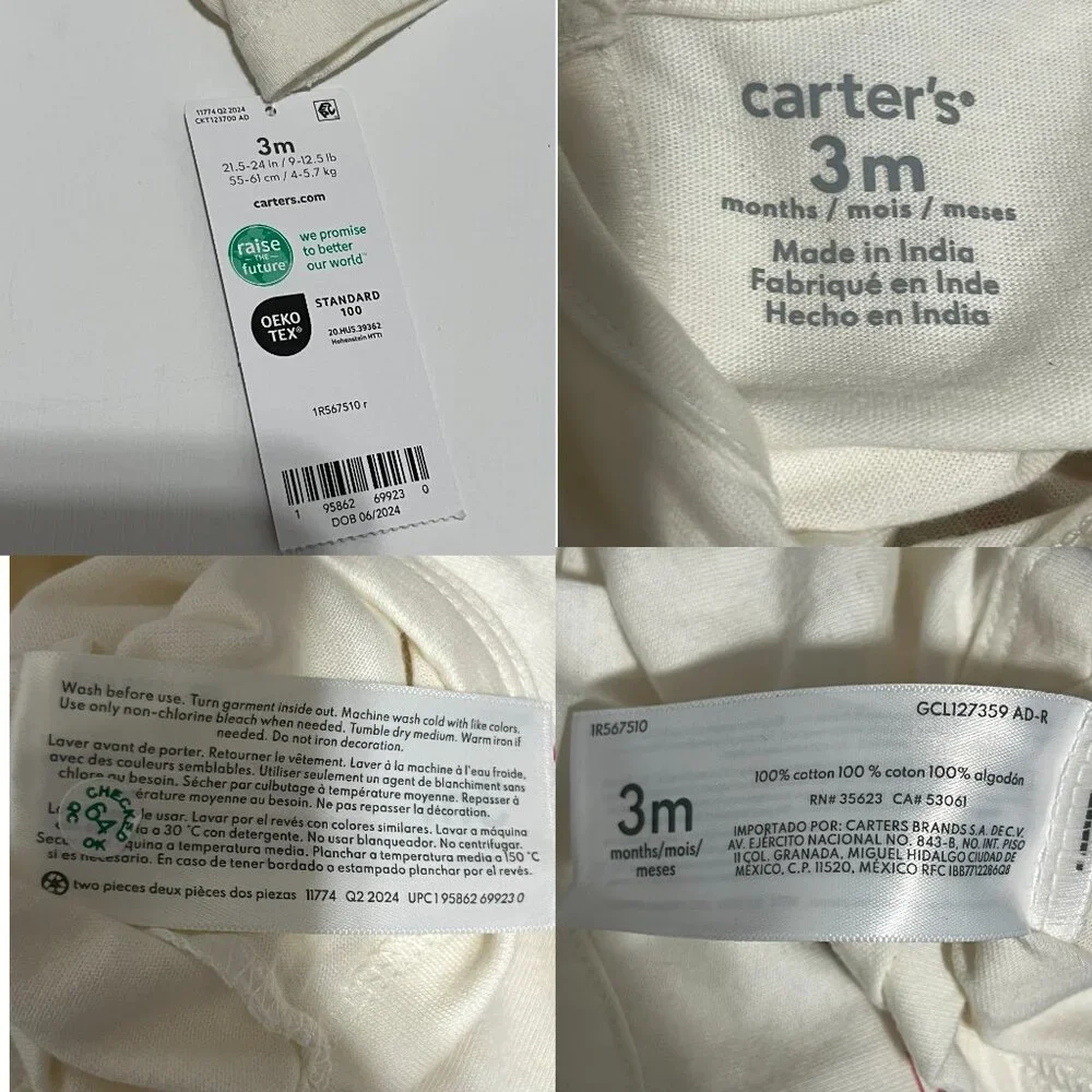 Carters lot includes