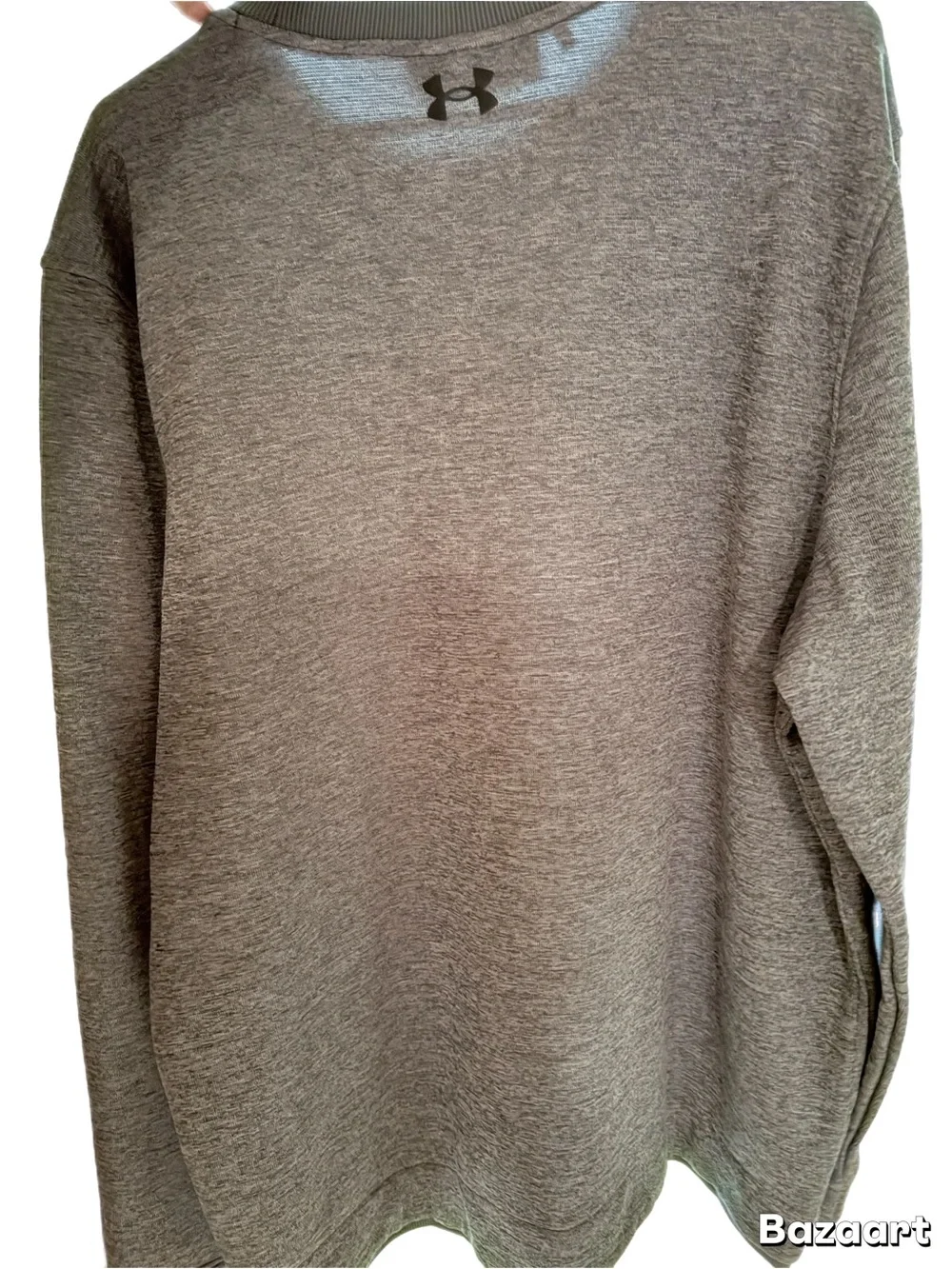 Under Armour Men’s Heather Grey Golf HeatGear Crewneck Pullover