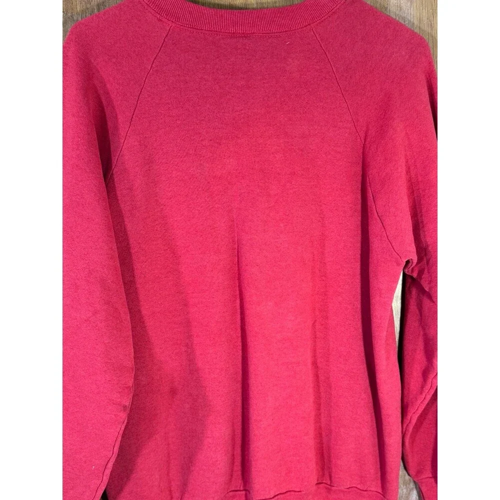 Vintage Winter Is Snow‎ Fun Funny Holiday Christmas Crewneck Sweater Large L USA